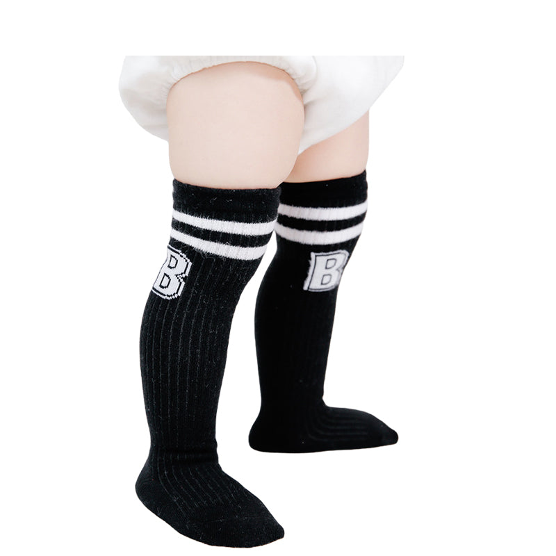 Baby Unisex Striped Alphabet Accessories Socks Wholesale