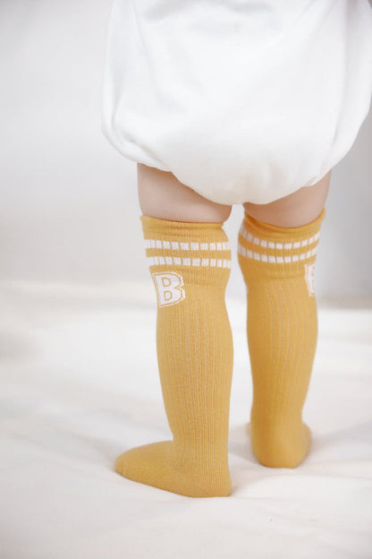 Baby Unisex Striped Alphabet Accessories Socks Wholesale