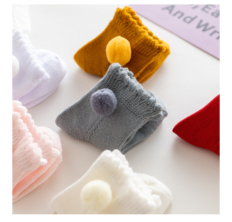 Baby Kid Unisex Solid Color Accessories Socks