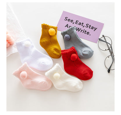 Baby Kid Unisex Solid Color Accessories Socks