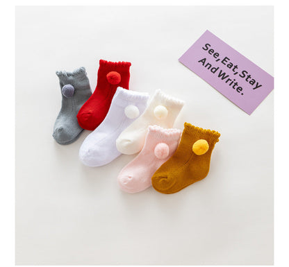 Baby Kid Unisex Solid Color Accessories Socks