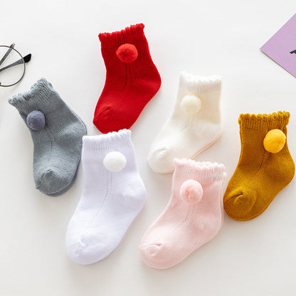 Baby Kid Unisex Solid Color Accessories Socks