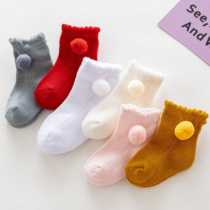 Baby Kid Unisex Solid Color Accessories Socks