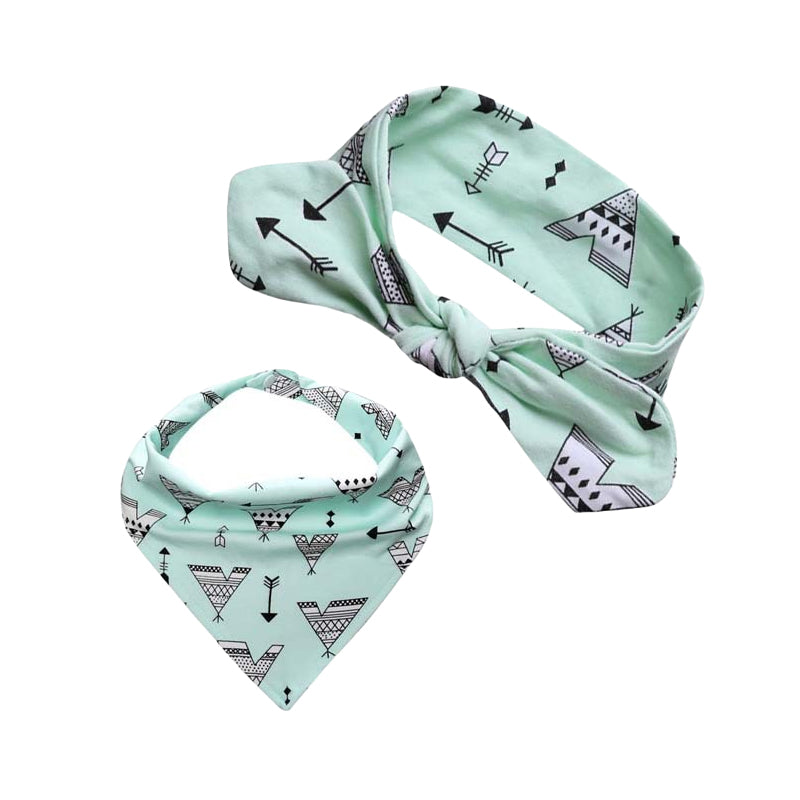 Baby Girls Boys Animals Car Cartoon Bibs And Headwear