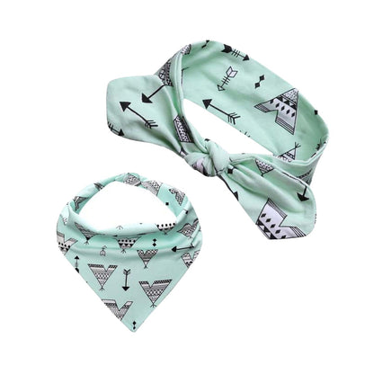 Baby Girls Boys Animals Car Cartoon Bibs And Headwear