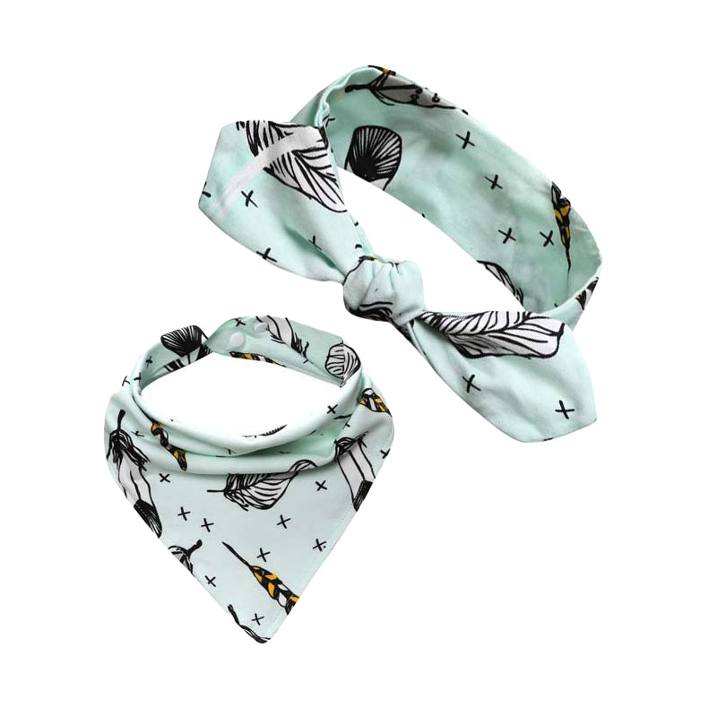Baby Girls Boys Animals Car Cartoon Bibs And Headwear