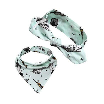 Baby Girls Boys Animals Car Cartoon Bibs And Headwear