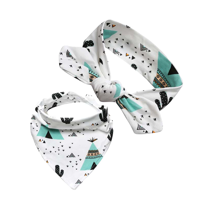 Baby Girls Boys Animals Car Cartoon Bibs And Headwear