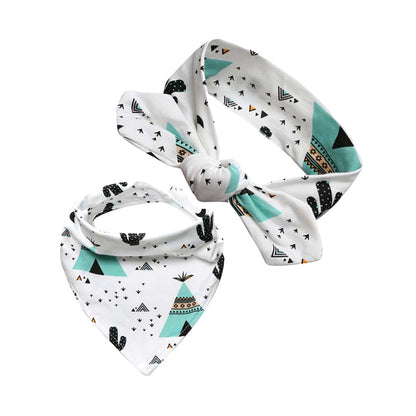 Baby Girls Boys Animals Car Cartoon Bibs And Headwear