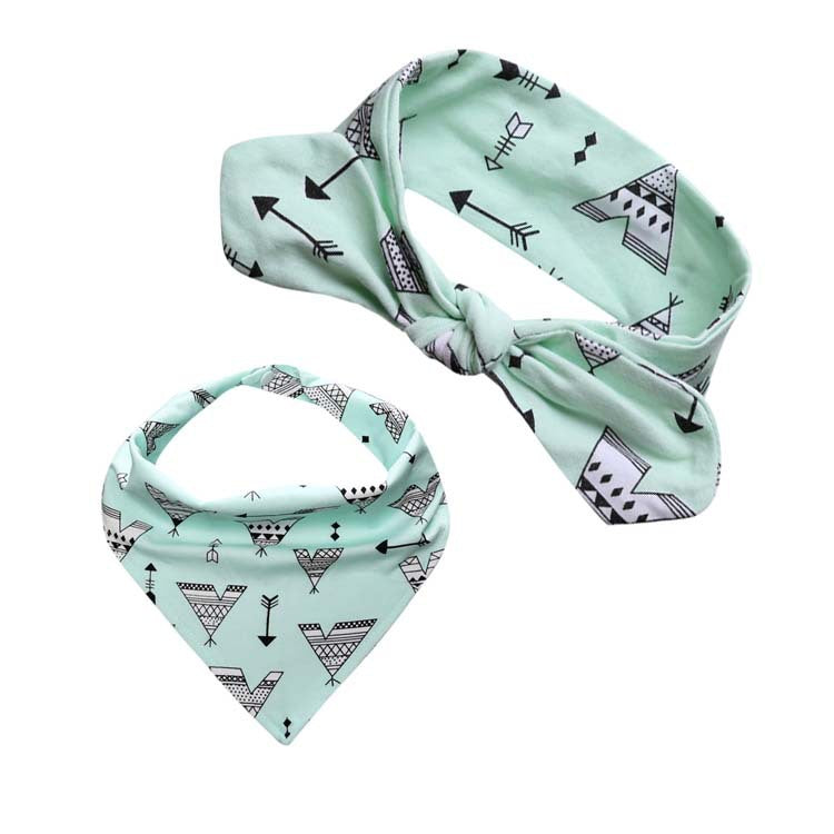 Baby Girls Boys Animals Car Cartoon Bibs And Headwear