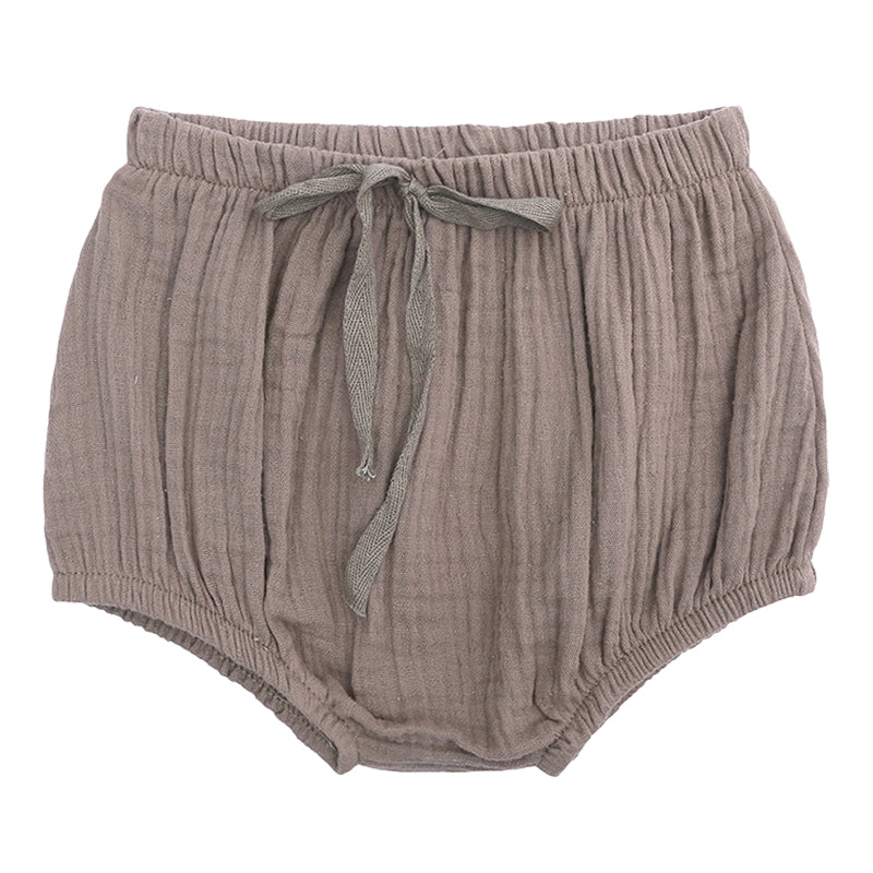 Baby Kid Girls Boys Solid Color Ribbon Underwears