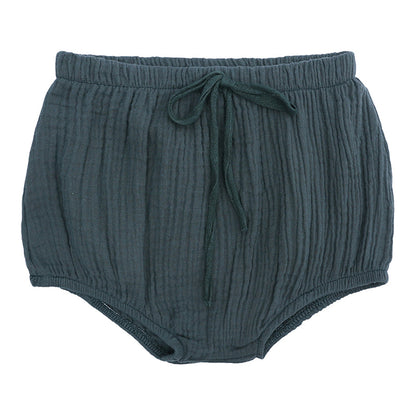 Baby Kid Girls Boys Solid Color Ribbon Underwears