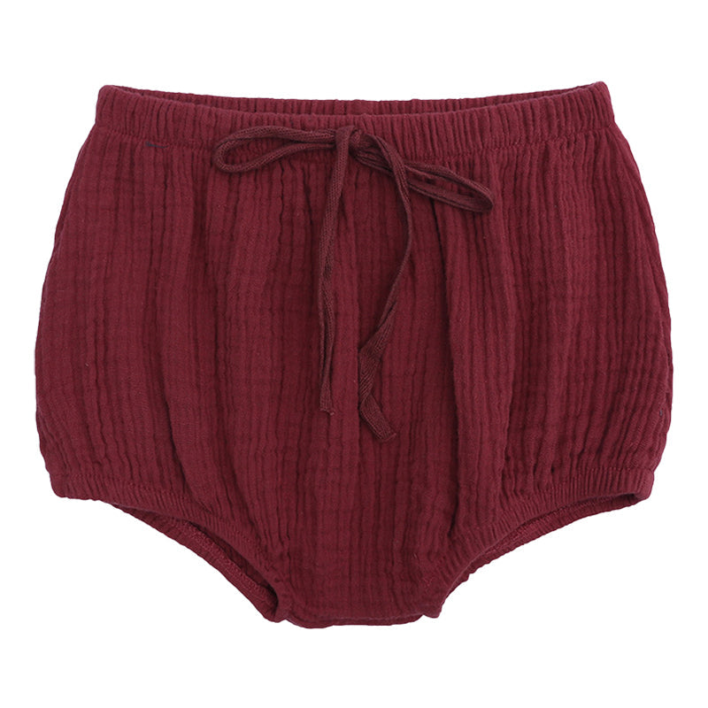 Baby Kid Girls Boys Solid Color Ribbon Underwears