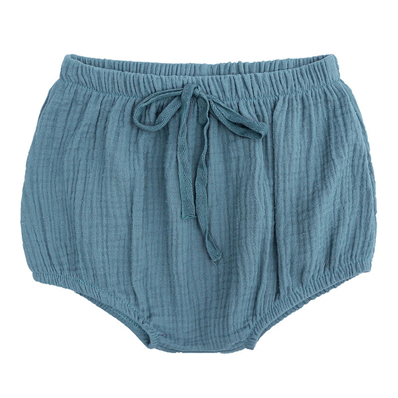 Baby Kid Girls Boys Solid Color Ribbon Underwears