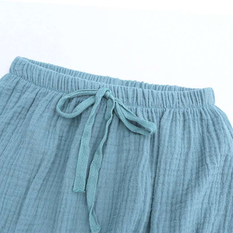 Baby Kid Girls Boys Solid Color Ribbon Underwears
