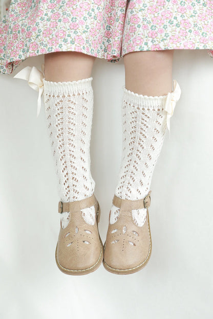 Baby Kid Girls Solid Color Socks