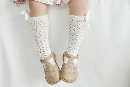 Baby Kid Girls Solid Color Socks