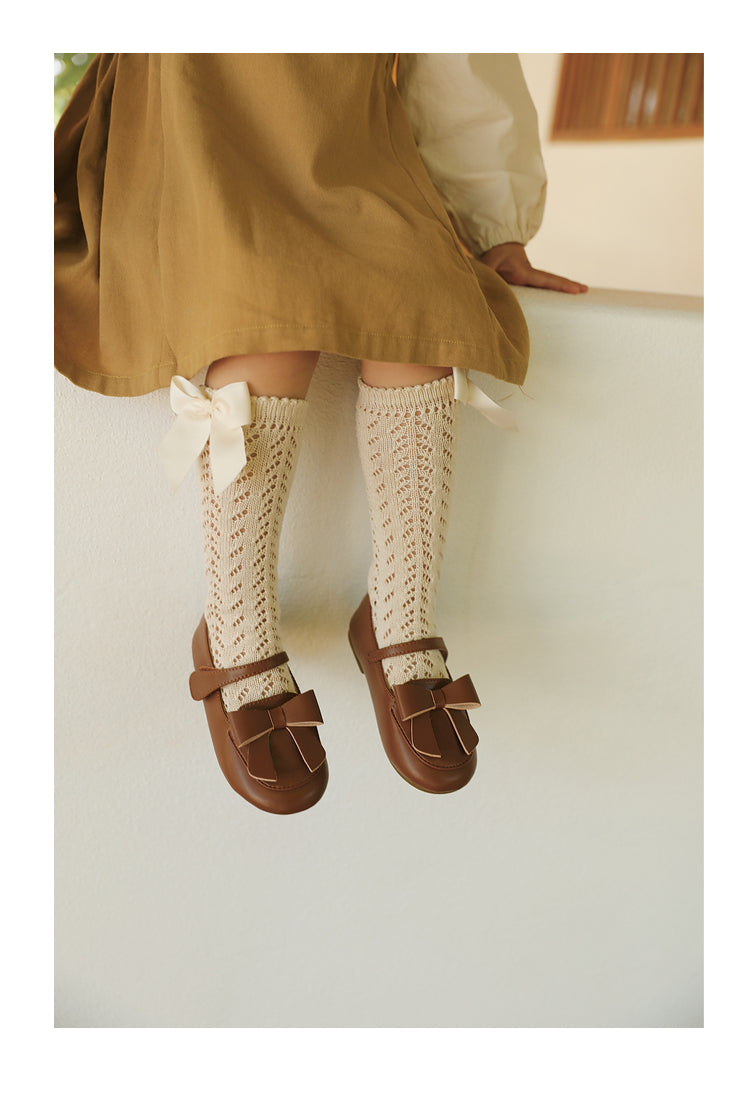 Baby Kid Girls Solid Color Socks
