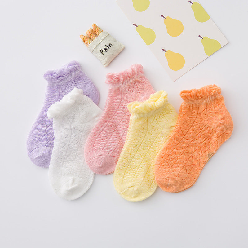 Girls Boys Solid Color Accessories Socks Wholesale 220328135