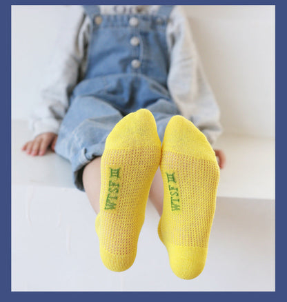 Baby Kid Unisex Solid Color Letters Accessories Socks