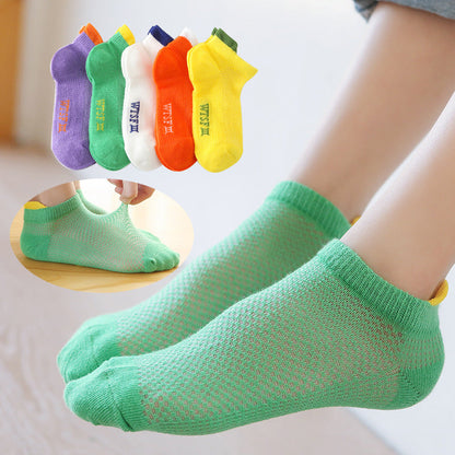 Baby Kid Unisex Solid Color Letters Accessories Socks