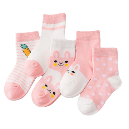 Baby Kid Unisex Flower Animals Cartoon Print Socks