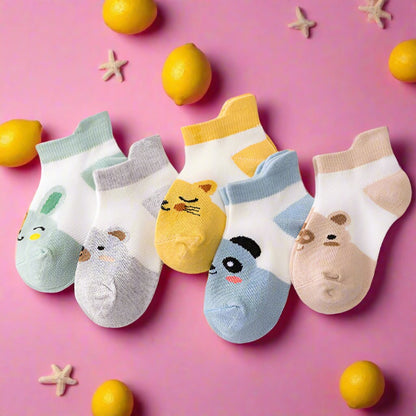 Baby Kid Unisex Flower Animals Cartoon Print Socks