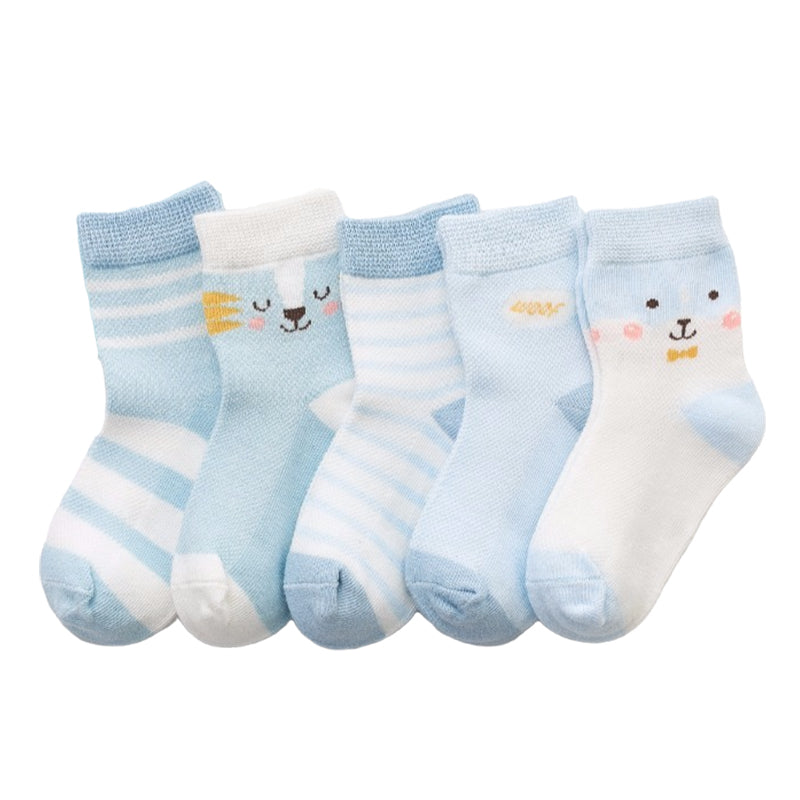 Baby Kid Unisex Flower Animals Cartoon Print Socks