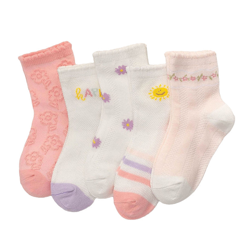 Baby Kid Unisex Flower Animals Cartoon Print Socks