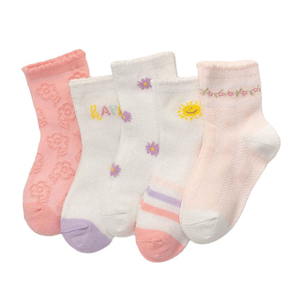Baby Kid Unisex Flower Animals Cartoon Print Socks
