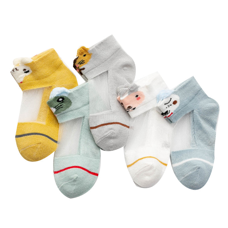Baby Kid Unisex Flower Animals Cartoon Print Socks