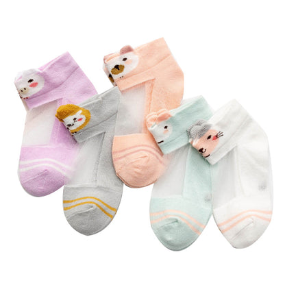 Baby Kid Unisex Flower Animals Cartoon Print Socks