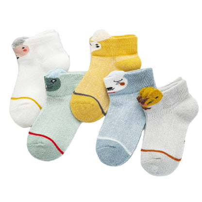 Baby Kid Unisex Flower Animals Cartoon Print Socks