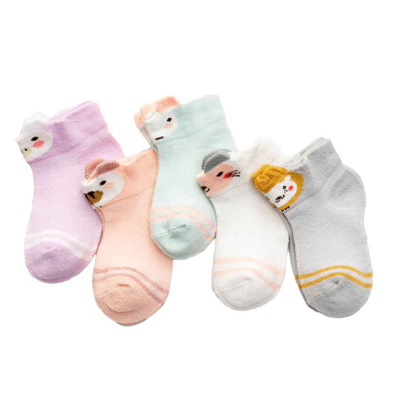 Baby Kid Unisex Flower Animals Cartoon Print Socks