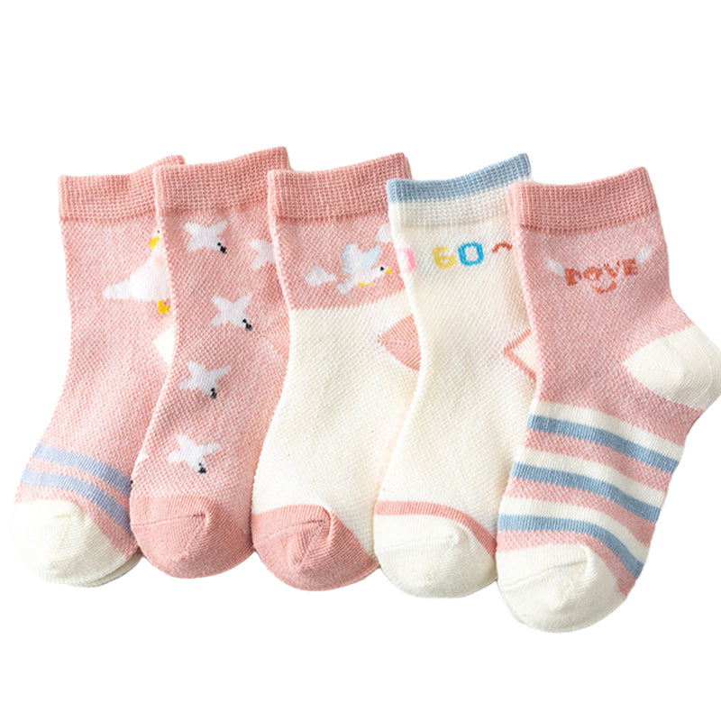 Baby Kid Unisex Flower Animals Cartoon Print Socks