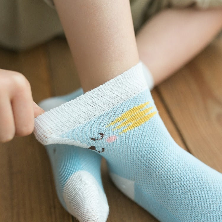 Baby Kid Unisex Flower Animals Cartoon Print Socks