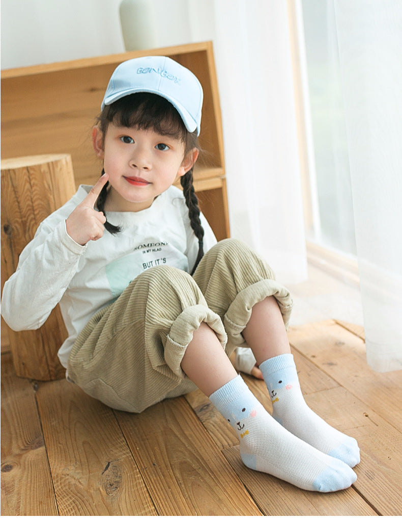 Baby Kid Unisex Flower Animals Cartoon Print Socks