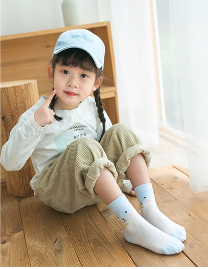 Baby Kid Unisex Flower Animals Cartoon Print Socks