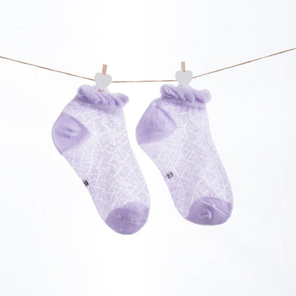 Baby Kid Unisex Striped Letters Cartoon Print Socks