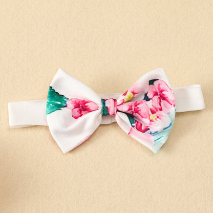 3 Pieces Set Baby Girls Tank Tops Solid Color Shorts And Bow Headwear