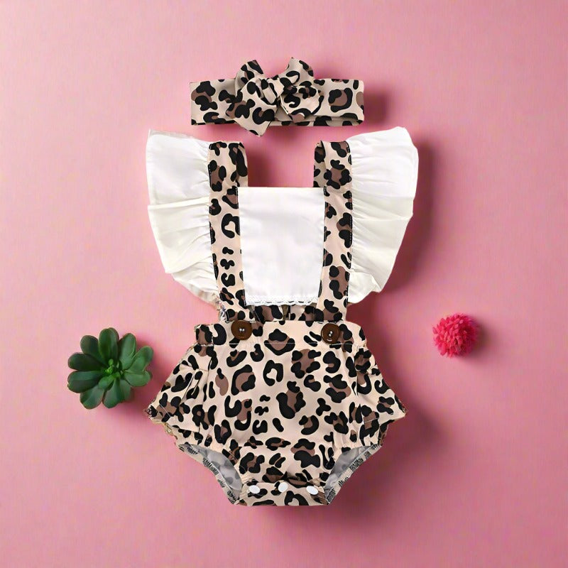 Baby Girls Flower Leopard Accessories Headwear
