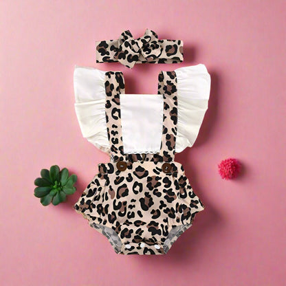Baby Girls Flower Leopard Accessories Headwear