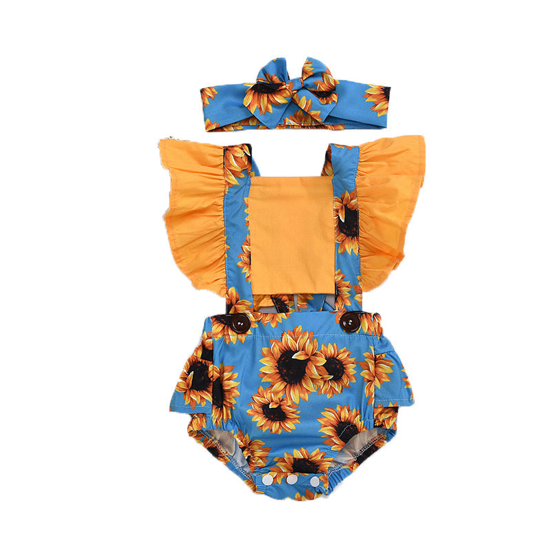 Baby Girls Flower Leopard Accessories Headwear