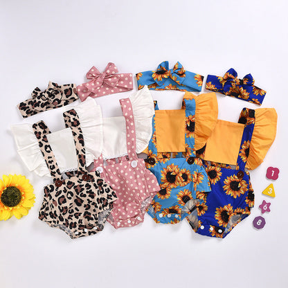 Baby Girls Flower Leopard Accessories Headwear