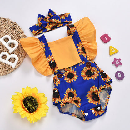 Baby Girls Flower Leopard Accessories Headwear