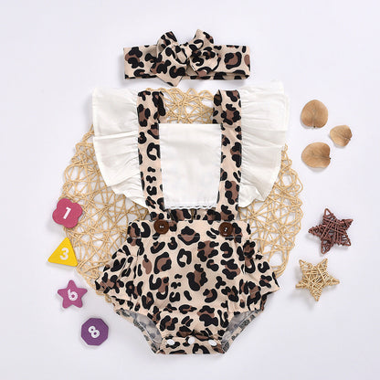 Baby Girls Flower Leopard Accessories Headwear