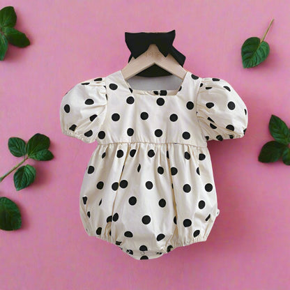Baby Girls Rompers And Accessories Bow Headwear