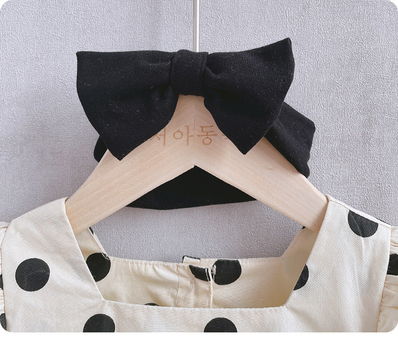 Baby Girls Rompers And Accessories Bow Headwear