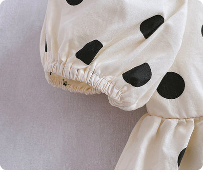 Baby Girls Rompers And Accessories Bow Headwear