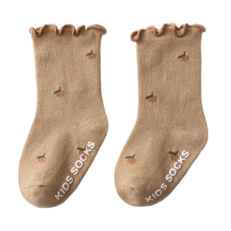 Baby Kid Girls Letters Flower Print Accessories Socks